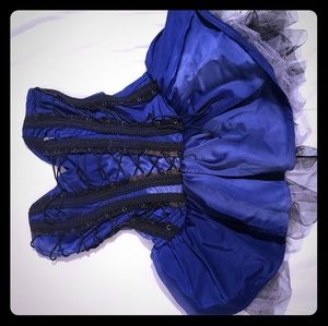 Sexy Cop Corset Halloween Costume